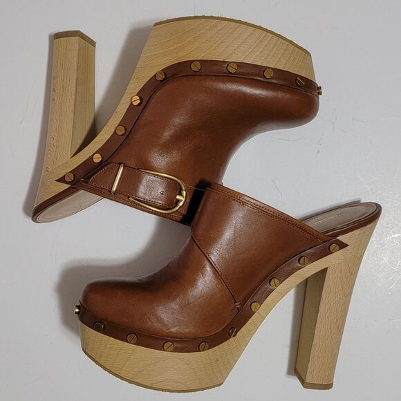 NEW Veronica Beard Alec Clog Womens 8.5 Retro Hippie Cottage Chic 70s Designer - Picture 5 of 9